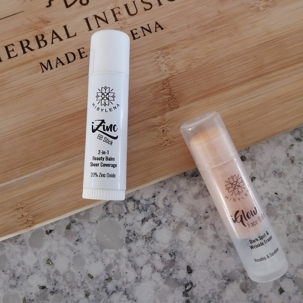 On-the-Go Skin Care: iGlow + iZinc Set